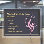 6" x 8" Inside Window Static Cling