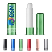 2.75" x .75" ABS plastic tube of vanilla-scented lip balm.... from ASI 79530...