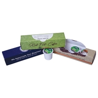 8" x 2" x 2" coffee pod box with custom imprint... from ASI 44830 The Chest