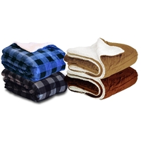 Minnk Sherpa Blanket... from ASI 34046 Allcasion Travelware Co
