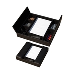 Black Leatherette Conference Room Organizer