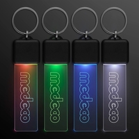 Laser Engraved - Light Up Keychain