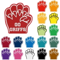 Our 14" high foam cat paw cheering novelty has hand slits... from ASI 54886...