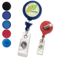 Custom badge reels feature a No-Twist bullet to keep ID facing... from ASI...