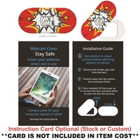 Ultra-thin webcam cover that gives you security and privacy while...