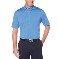 Fine Line Stripe Polo UPF 50 with Self fabric collar with... from ASI 38120...