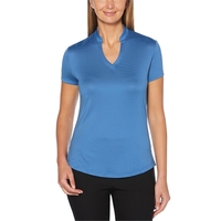 Ladies Fine Line Stripe Polo UV Repel technology keeps skin safe... from ASI...