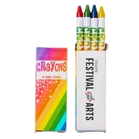 4-piece crayon set in box.... from ASI 63549 Jornik Manufacturing Corp / Jornik