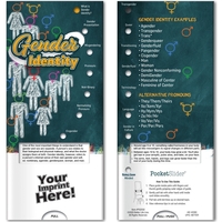 Pocket slider that outlines the basics of understanding gender identities.......