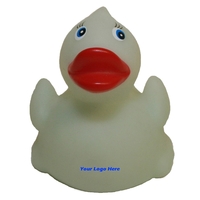 Glow-in The Dark Duck rubber duck are floats upright with weight... from ASI...