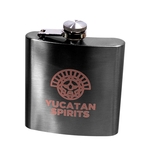 6 oz. Lazio Stainless Steel Hip Flask (1 Color Imprint)