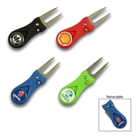 Multi-tool golf accessory with pitch fork and ball marker... from ASI 34800...