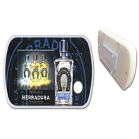 4.6" x 2.7" wireless video shelf talker with push-button activation,...