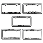 Chrome Faced License Plate Frame