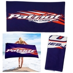 30 X 60 FULL COLOR PLUSH COTTON BEACH TOWEL