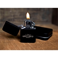 Windproof lighter with engravable display tin with full color imprint or......