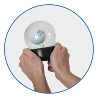 Golf globe game with a base that's available in several colors.... from ASI...