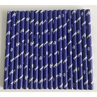 Eco-friendly straw made of paper measuring .23" x 7.75" for handing... from...