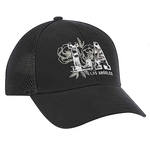 Brushed Twill with Double Layer Mesh