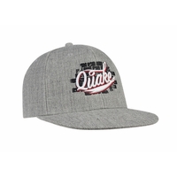 High Profile Acrylic Wool Flat Bill with adjustable sizing Cap.... from ASI...