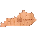 2" - State Shaped Hardwood Magnets