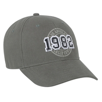 Six panel structured baseball cap with six sewn eyelets.... from ASI 80129...