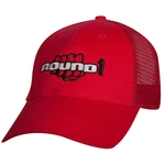 Brushed Cotton Twill Cap With Trucker Mesh