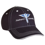 Brushed Cotton Twill Cap w/ Contrast Stitching