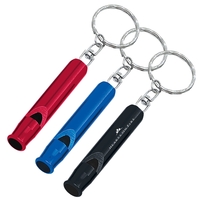 Aluminum safety whistle is ideal for emergency situations.... from ASI 57956...
