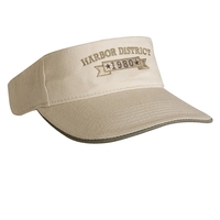 Laundered chino twill visor with a contrasting mock sandwich visor.... from...