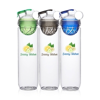 27 oz. infuser water bottle with screw-on, spill resistant flip top... from...