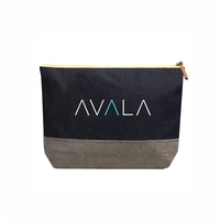 Made of denim with contrast trim and zipper closure with leather... from ASI...