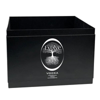 Square Metal Napkin Holder- Black