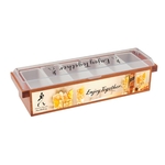 Wood-Domed Lid Condiment Caddy