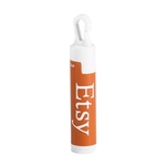 SPF 15 Lip Balm In White Tube With Hook Cap