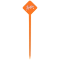 4" plastic cocktail and food pick with diamond-shaped head topper.... from...