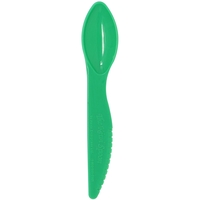 5.25" plastic kiwi spoon with dual ends; includes a spoon and... from ASI...