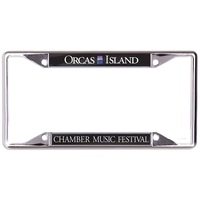 License plate frame measuring 6.25" x 12.25" and made of acrylic.... from ASI...