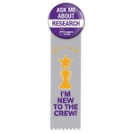 Full Color Button & Ribbon 2.25" Diameter w/2"x8" Ribbon