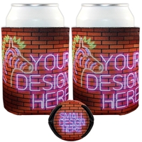 Sock style can holder, four color process - dye sublimation.... from ASI...