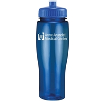 24 oz. Translucent Contour Bottle with Push Pull Lid