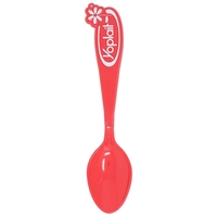 6" plastic spoon with custom topper.... from ASI 59683 Harco Enterprises LTD...