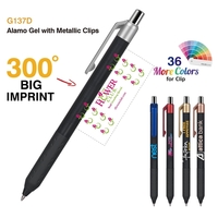 Alamo™ retractable style pen with gel ink and an extra-large 300-degree......