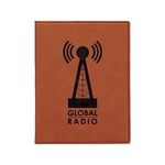 7" x 9" Leatherette Rawhide Portfolio