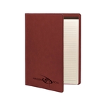 7" x 9" Leatherette Rose Portfolio