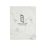 7" x 9" Leatherette Marble Portfolio