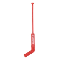 6" plastic hockey goalie stick-shaped drink stirrer.... from ASI 59683 Harco...
