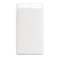 Large Vertical Blank Vinyl Pouch