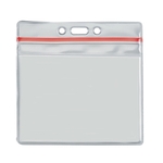 Horizontal Blank Vinyl Pouch with Zipper