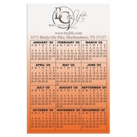Reusable 3 1/2" x 5 1/2" year-at-a glance calendar card with... from ASI...